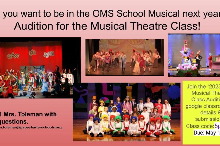 Audition for Musical Theatre Class!